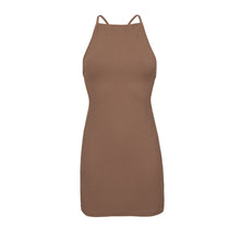 Charger l'image dans la galerie, Product Front: Rio De Sol Mini Dress Sand-Cappuccino Talia Dress