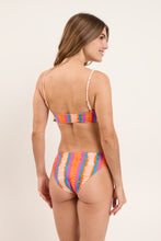Charger l'image dans la galerie, Model Back: Rio De Sol Haut Top Stripes Bandeau-Reto