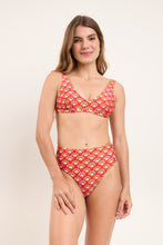 Charger l'image dans la galerie, Model Front: Rio De Sol Bas Bottom Floral-Scales Hotpants