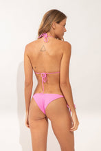 Charger l'image dans la galerie, Model Back: Rio De Sol Bas Bottom Crespinho-Rosa Cheeky-Tie