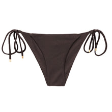 Charger l'image dans la galerie, Product Front: Rio De Sol Bas Bottom Shimmer-Coffee Cheeky-Tie