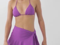 Charger et lire la vidéo dans la visionneuse de la Galerie, Video: Rio De Sol Jupe De Page Bio-Floreira Mini Skirt