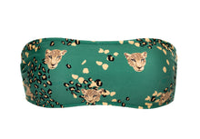 Charger l'image dans la galerie, Product Front: Rio De Sol Haut Top Roar-Green Bandeau-Reto