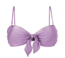 Charger l'image dans la galerie, Product Front: Rio De Sol Haut Top Shimmer-Harmonia Bandeau-Knot