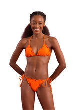 Charger l'image dans la galerie, Model Front: Rio De Sol Ensemble Set Dots-Orange Frufru
