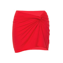 Charger l'image dans la galerie, Product Front: Rio De Sol Jupe De Page Rouge Skirt-Knot
