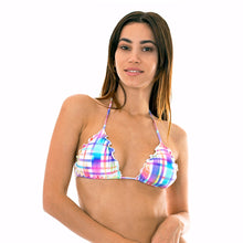 Charger l'image dans la galerie, Model Front: Rio De Sol Haut Soutien Plaid Frufru

