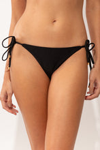 Charger l'image dans la galerie, Gallery: Rio De Sol Bas Bottom Shimmer-Black Lacinho
