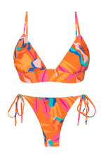 Charger l'image dans la galerie, Product Front: Rio De Sol Ensemble Set Orange-Bloom Tri-Cos Ibiza
