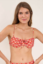Charger l'image dans la galerie, Gallery: Rio De Sol Haut Top Floral-Scales Balconet-Tie
