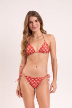 Charger l'image dans la galerie, Model Front: Rio De Sol Ensemble Set Floral-Scales Frufru Frufru-Fio
