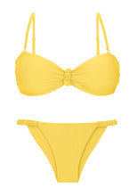 Charger l'image dans la galerie, Product Front: Rio De Sol Ensemble Set Amarelo Bandeau-Crispy Cheeky-Crispy
