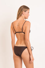 Charger l'image dans la galerie, Model Back: Rio De Sol Haut Top Shimmer-Coffee Tri-Fixo
