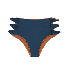 Bottom Nocciola High-Waist-Spin