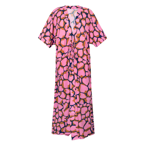 Product Front: Rio De Sol Vêtement De Plage Amore-Pink Long Dress