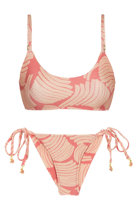 Product Front: Rio De Sol Ensemble Banana Rose Bra