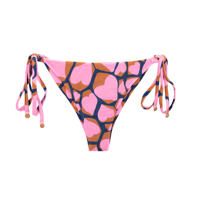 Product Front: Rio De Sol Bas Bottom Amore-Pink Cheeky-Micro