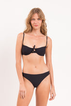 Charger l&#39;image dans la galerie, Model Front: Rio De Sol Bas Bottom Dots-Black Essential-Comfy
