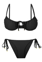 Charger l&#39;image dans la galerie, Product Front: Rio De Sol Bas Bottom Dots-Black Ibiza-Comfy
