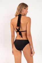 Charger l&#39;image dans la galerie, Model Back: Rio De Sol Bas Bottom Shimmer-Black Essential-Comfy
