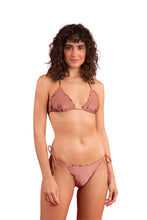 Charger l&#39;image dans la galerie, Model Front: Rio De Sol Bas Bottom Shimmer-Copper Frufru
