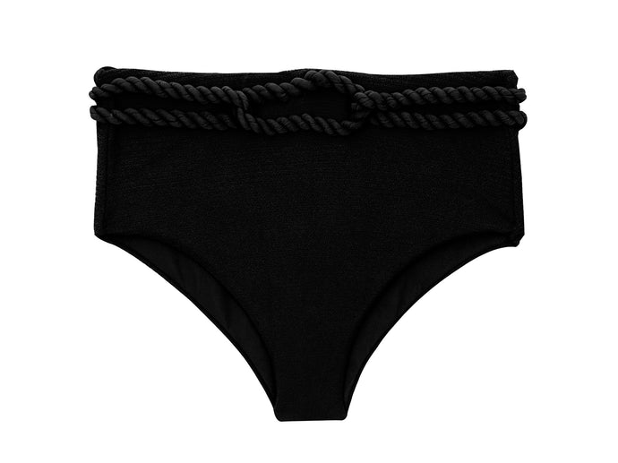 Product Front: Rio De Sol Bas Bottom St-Tpz-Black Hotpant-High