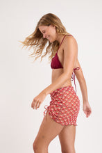 Charger l&#39;image dans la galerie, Image 03: Rio De Sol Jupe De Page Floral-Scales Mini Skirt Ruched
