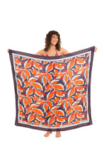 Charger l&#39;image dans la galerie, Model Front: Rio De Sol Pareo Leaves Canga
