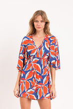 Charger l&#39;image dans la galerie, Model Front: Rio De Sol Mini Dress Leaves Mini Dress
