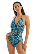 Charger l&#39;image dans la galerie, Model Front: Rio De Sol Une Pièce Lilly Transpassado
