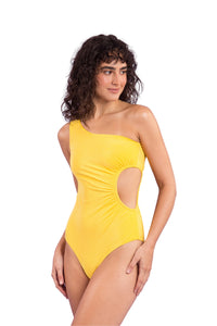 Image 04: Rio De Sol Une Pièce Malibu-Yellow Maeve