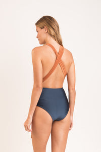 Model Back: Rio De Sol Une Pièce Nocciola Marina