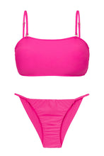 Charger l&#39;image dans la galerie, Product Front: Rio De Sol Ensemble Set Amaranto Bandeau-Reto Cheeky-Fixa
