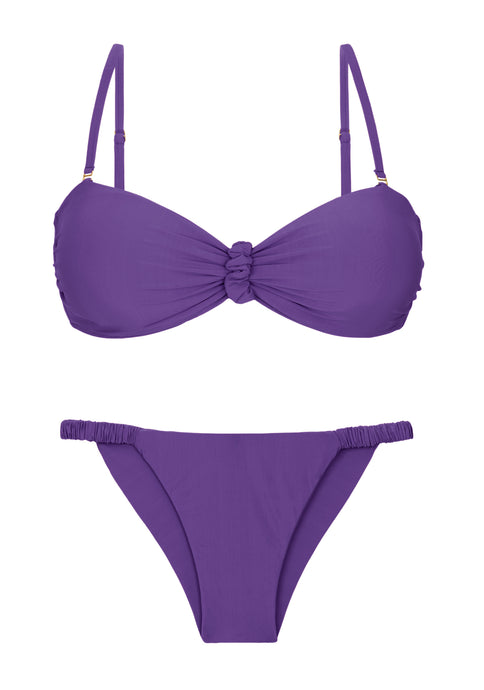 Product Front: Rio De Sol Ensemble Set Amuleto Bandeau-Crispy Cheeky-Crispy