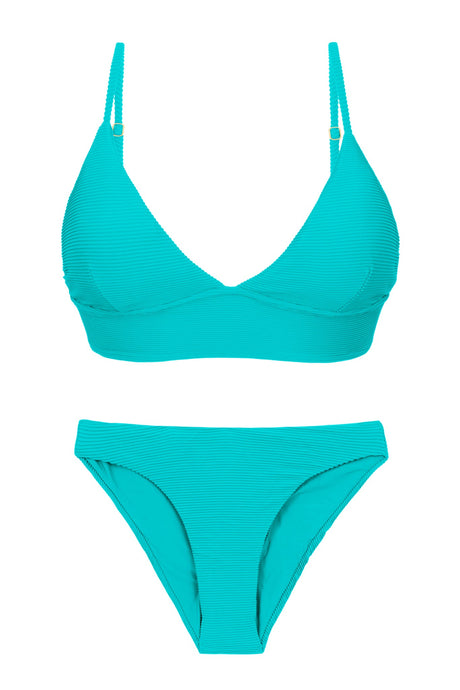Product Front: Rio De Sol Ensemble Set Cotele-Jade Tri-Tank Essential-Comfy