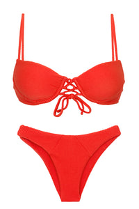 Product Front: Rio De Sol Ensemble Set Cotele-Tomate Balconet-Pushup Lisboa