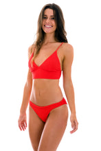 Charger l&#39;image dans la galerie, Model Front: Rio De Sol Ensemble Set Cotele-Tomate Tri-Tank Comfy

