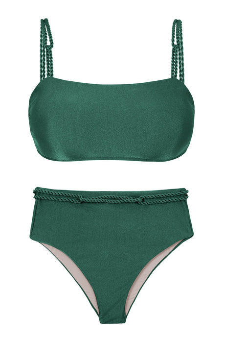 Product Front: Rio De Sol Ensemble Set Palace Bandeau-Reto Hotpants