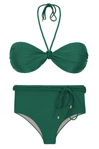 Product Front: Rio De Sol Ensemble Set Palace Twist Belted-High-Waist