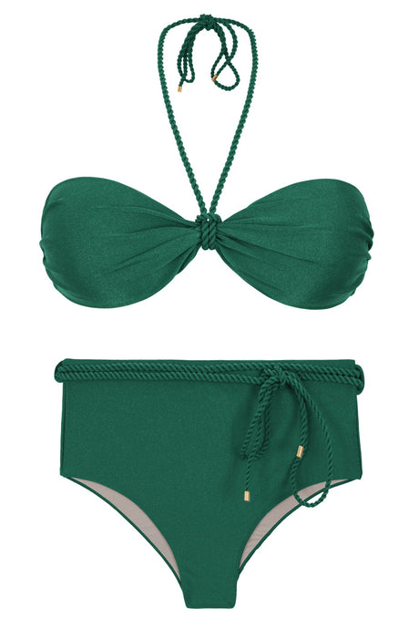Product Front: Rio De Sol Ensemble Set Palace Twist Belted-High-Waist