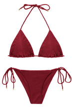 Charger l&#39;image dans la galerie, Product Front: Rio De Sol Ensemble Set Shimmer-Divino Tri-Rope Cheeky-Rope
