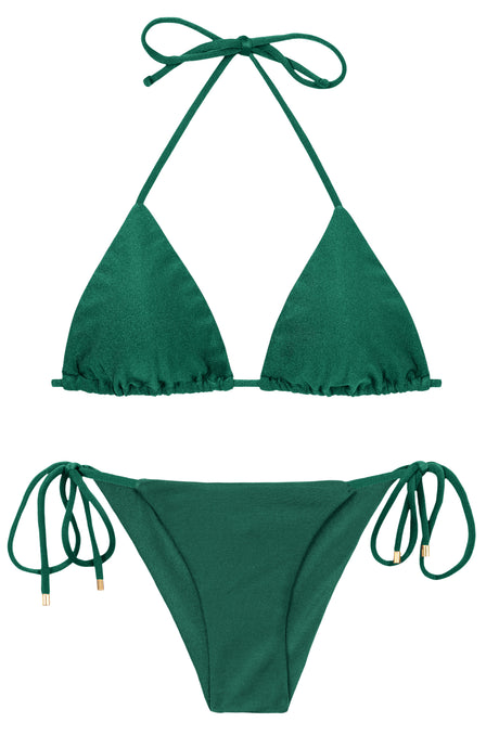 Product Front: Rio De Sol Ensemble Set Shimmer-Palace Tri-Inv Cheeky-Tie