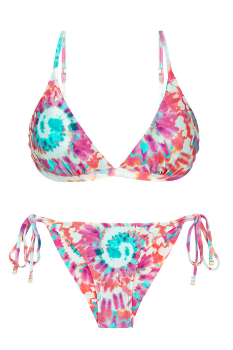 Product Front: Rio De Sol Ensemble Set Splash Tri-Fixo Cheeky-Tie