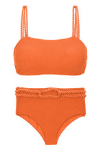 Charger l&#39;image dans la galerie, Product Front: Rio De Sol Ensemble Set St-Tpz-Tangerina Reto Hotpant-High

