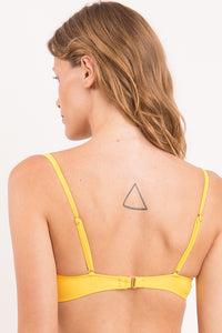 Image 07: Rio De Sol Haut Top Amarelo Bandeau-Crispy