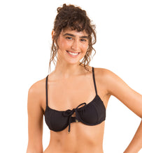 Charger l&#39;image dans la galerie, Gallery: Rio De Sol Haut Top Dots-Black Balconet-Tie
