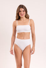 Charger l&#39;image dans la galerie, Model Front: Rio De Sol Haut Top Memphis-White Bandeau-Reto
