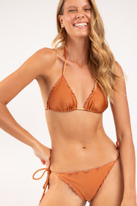 Image 06: Rio De Sol Haut Top Shimmer-Nocciola Frufru