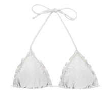 Charger l&#39;image dans la galerie, Product Front: Rio De Sol Haut Top Shimmer-White Frufru
