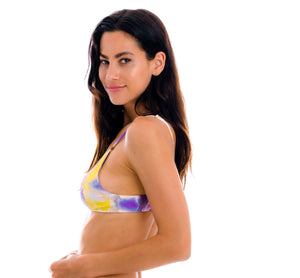 Image 08: Rio De Sol Haut Top Tiedye-Purple Bralette